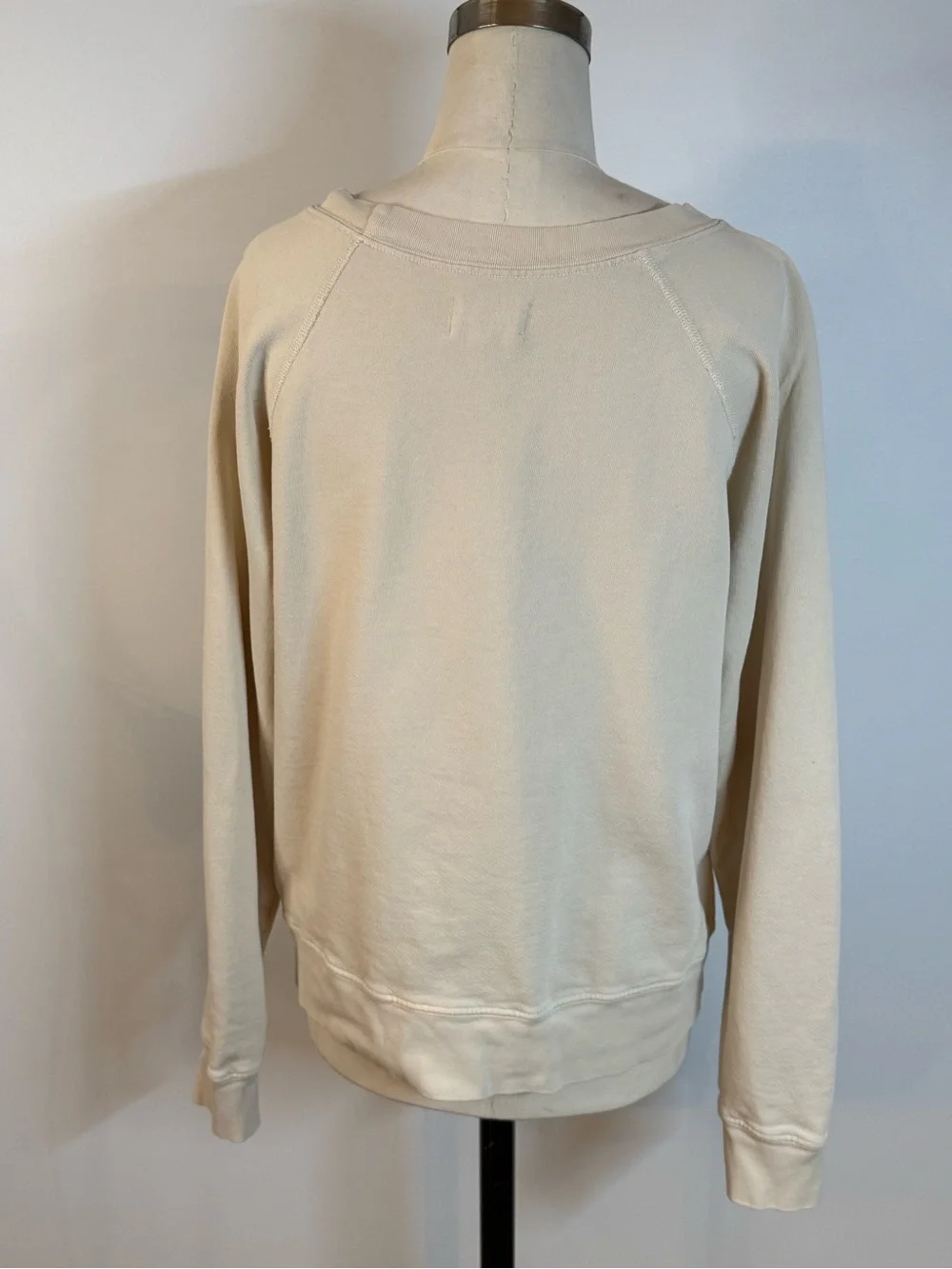 MATE the Label Neutral Cream Pullover Sweatshirt